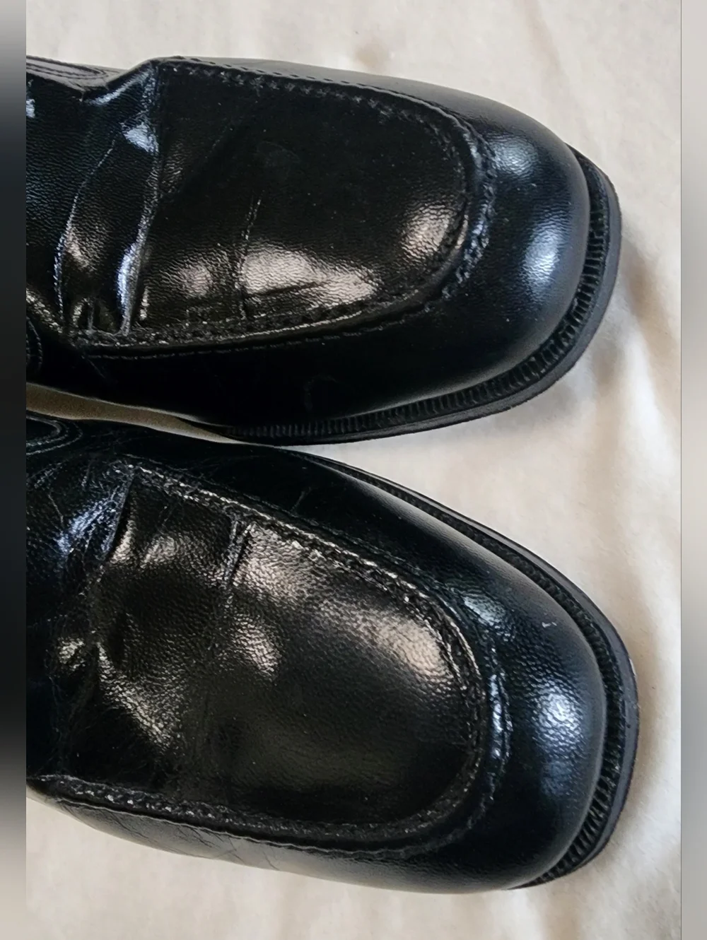 Florsheim Black Leather Ankle Booties